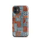 Coral Path Tapa Cloth iPhone Case - The Global Wanderer
