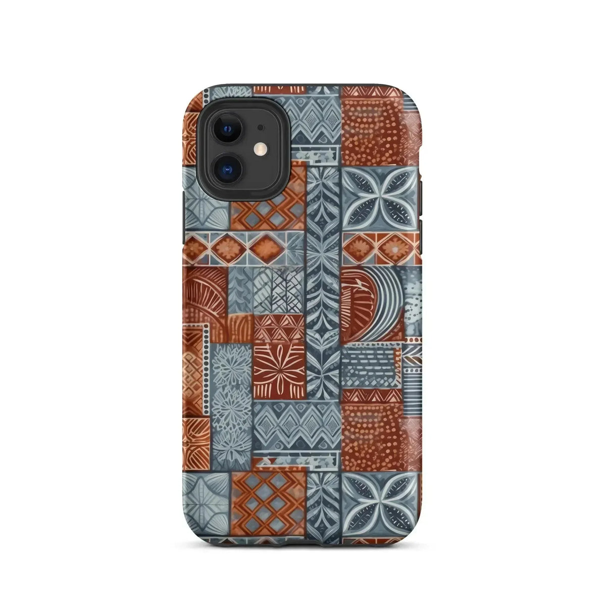 Coral Path Tapa Cloth iPhone Case - The Global Wanderer