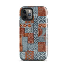 Coral Path Tapa Cloth iPhone Case - The Global Wanderer
