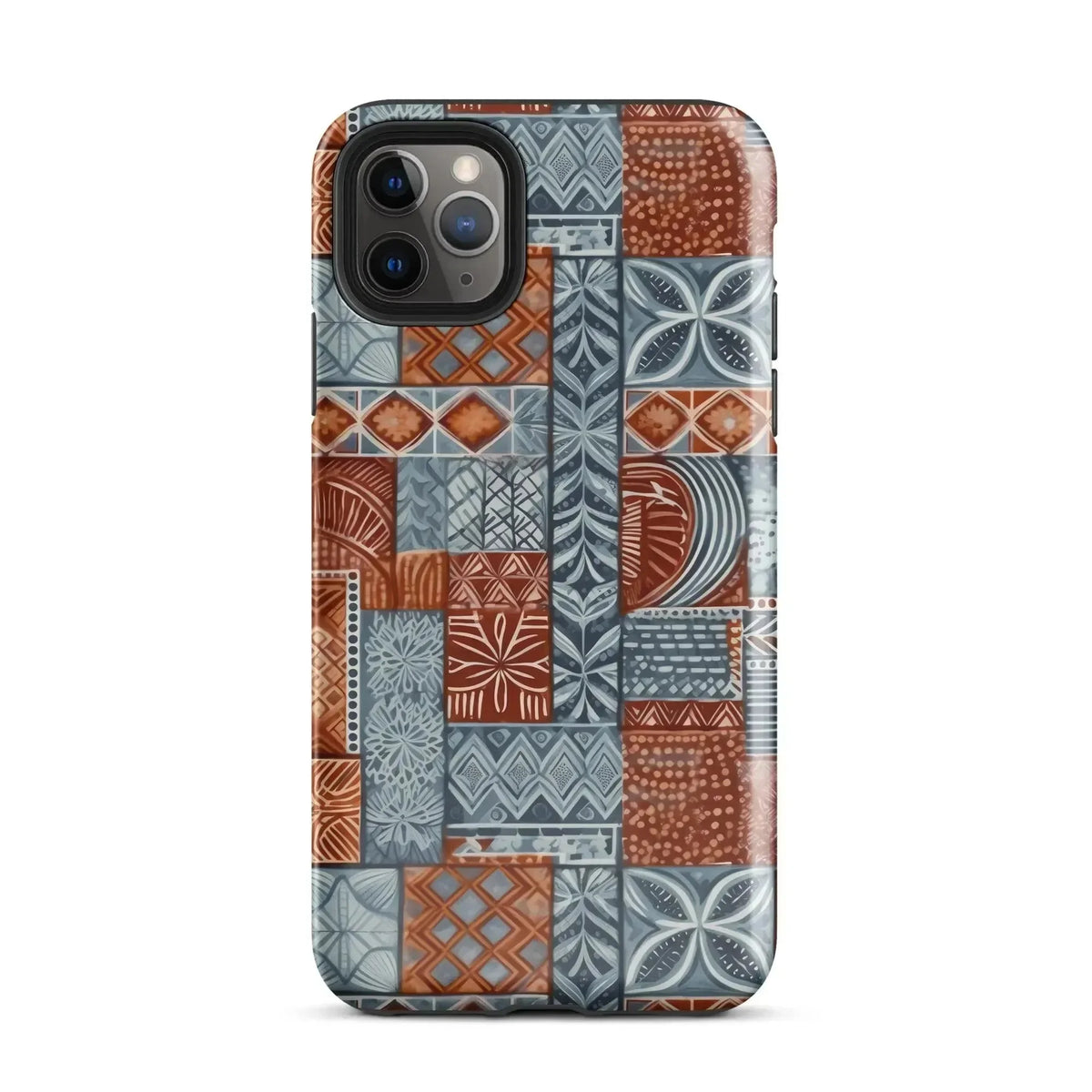 Coral Path Tapa Cloth iPhone Case - The Global Wanderer