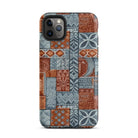 Coral Path Tapa Cloth iPhone Case - The Global Wanderer