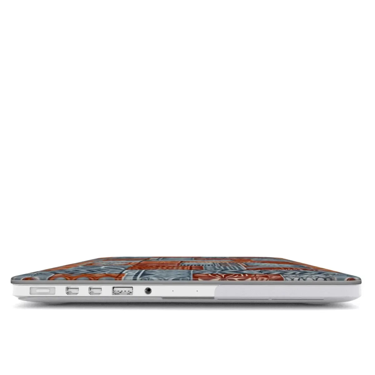 Coral Path Tapa Cloth MacBook Case - The Global Wanderer