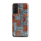 Coral Path Tapa Cloth Samsung Case - The Global Wanderer
