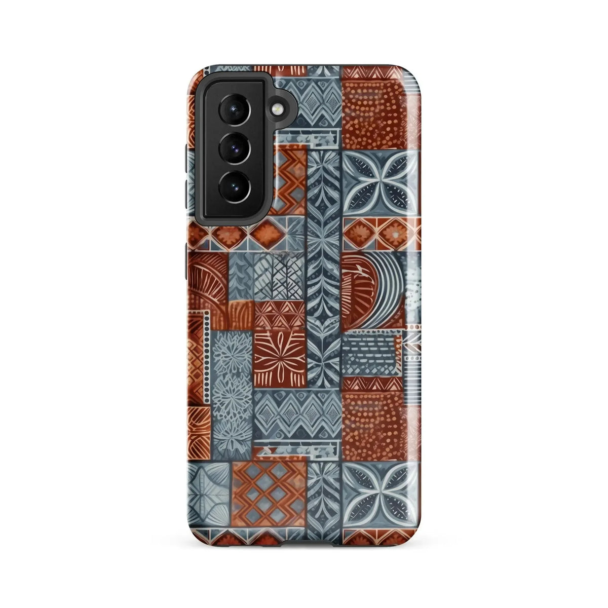 Coral Path Tapa Cloth Samsung Case - The Global Wanderer