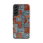 Coral Path Tapa Cloth Samsung Case - The Global Wanderer