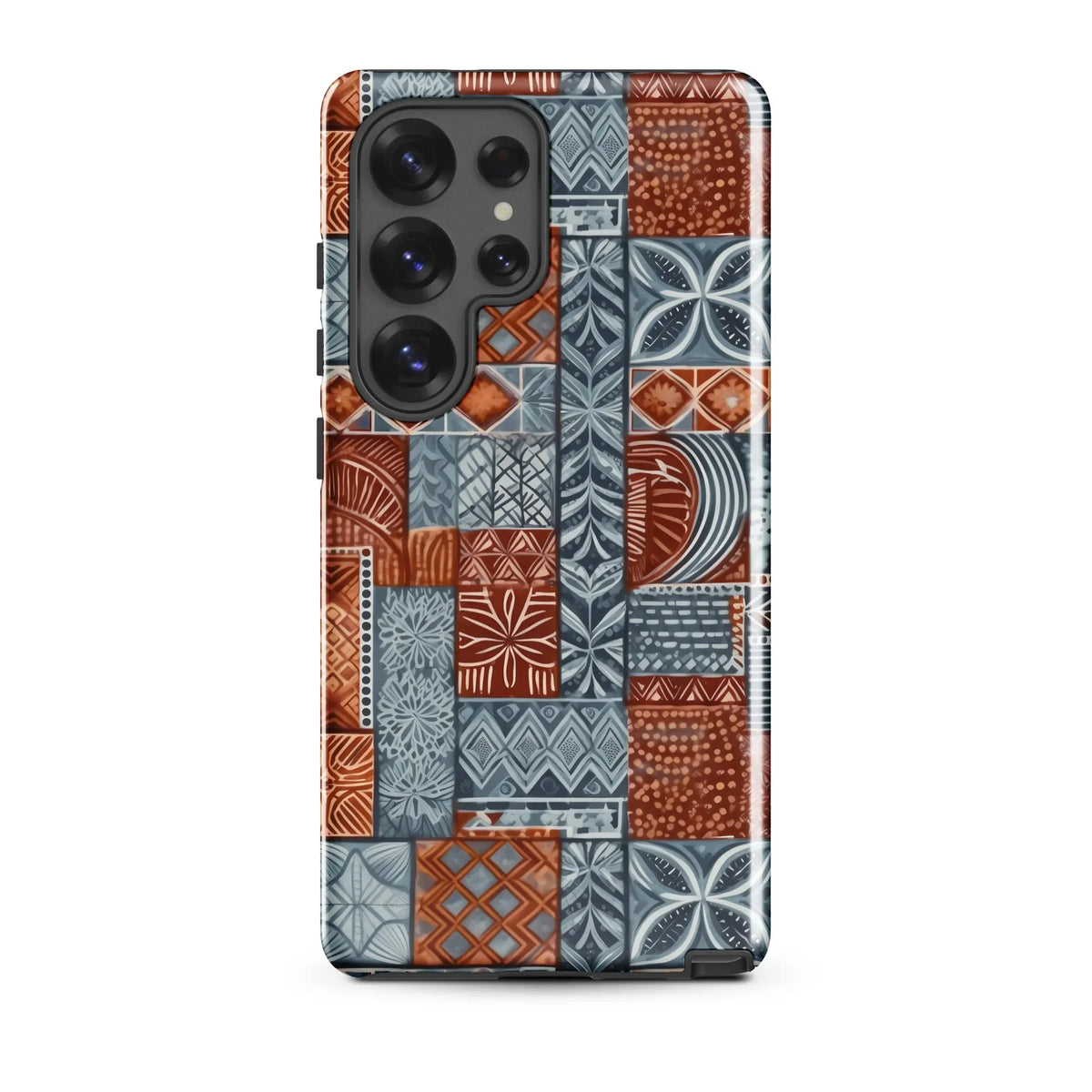 Coral Path Tapa Cloth Samsung Case - The Global Wanderer