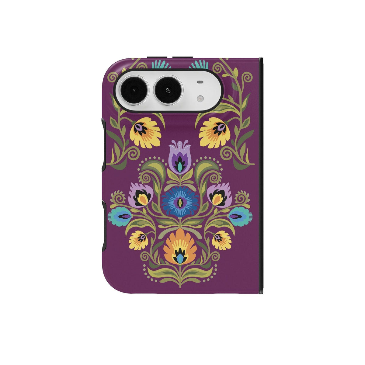 Łódź Plum  Wycinanki iPhone Duo Case - The Global Wanderer