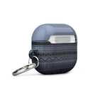Dark Blue African Blanket AirPod 3 Case - The Global Wanderer