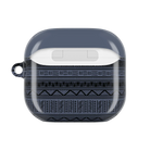 Dark Blue African Blanket AirPods 4 Case - The Global Wanderer