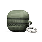 Dark Green African Blanket AirPod 3 Case - The Global Wanderer