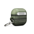 Dark Green African Blanket AirPod 3 Case - The Global Wanderer