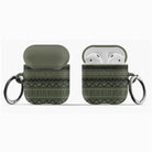 African Print AirPod Pro Case -Dark Green - The Global Wanderer