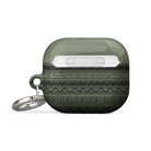 Dark Green African Blanket AirPod 3 Case - The Global Wanderer