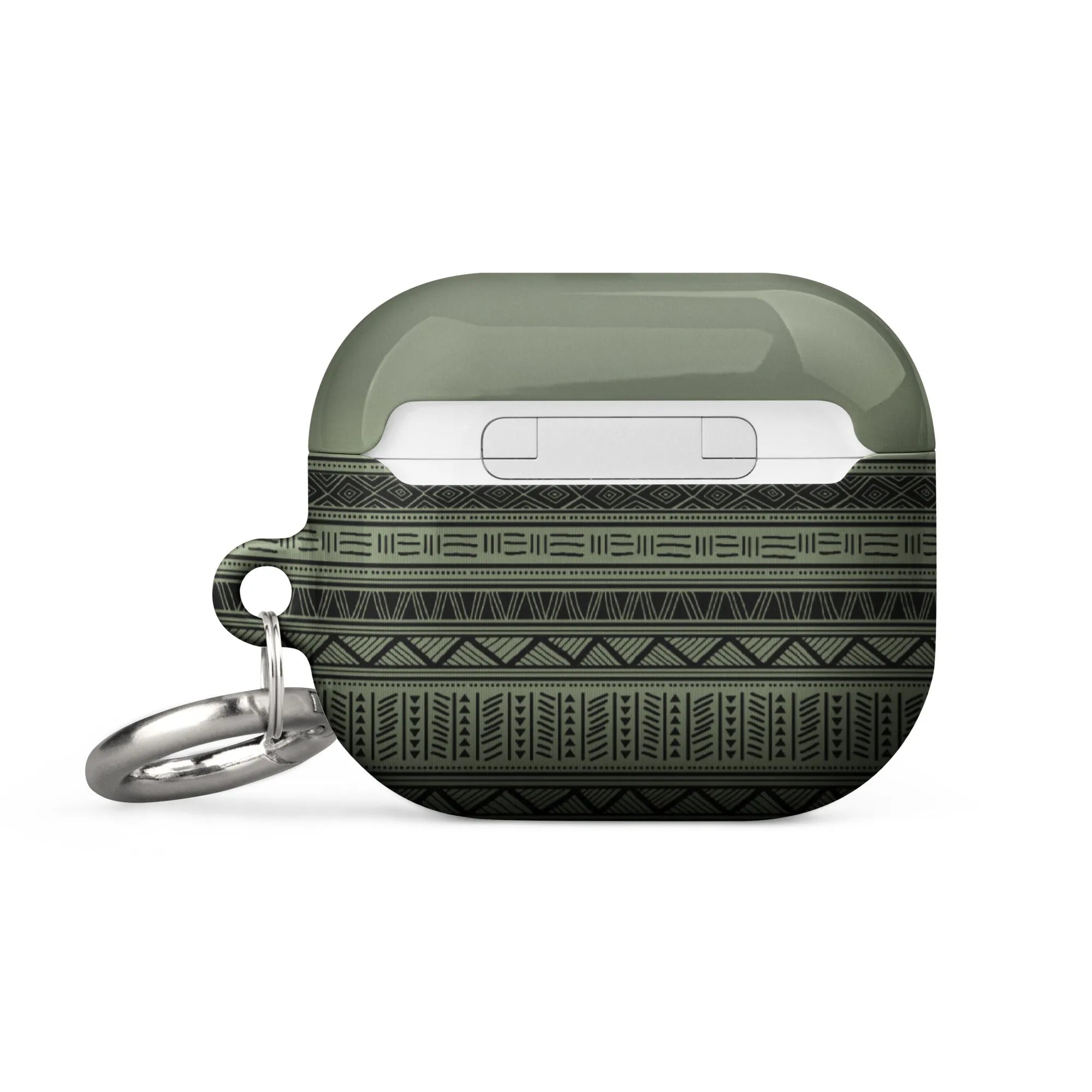 Dark Green African Blanket AirPod 3 Case - The Global Wanderer