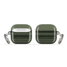 Dark Green African Blanket AirPods 4 Case - The Global Wanderer