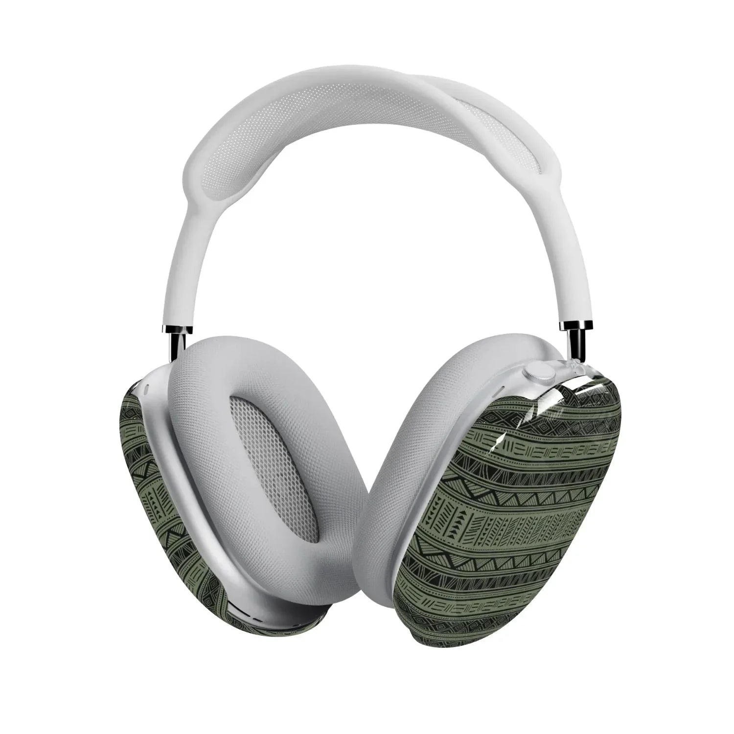 Dark Green African Blanket AirPods Max Case - The Global Wanderer