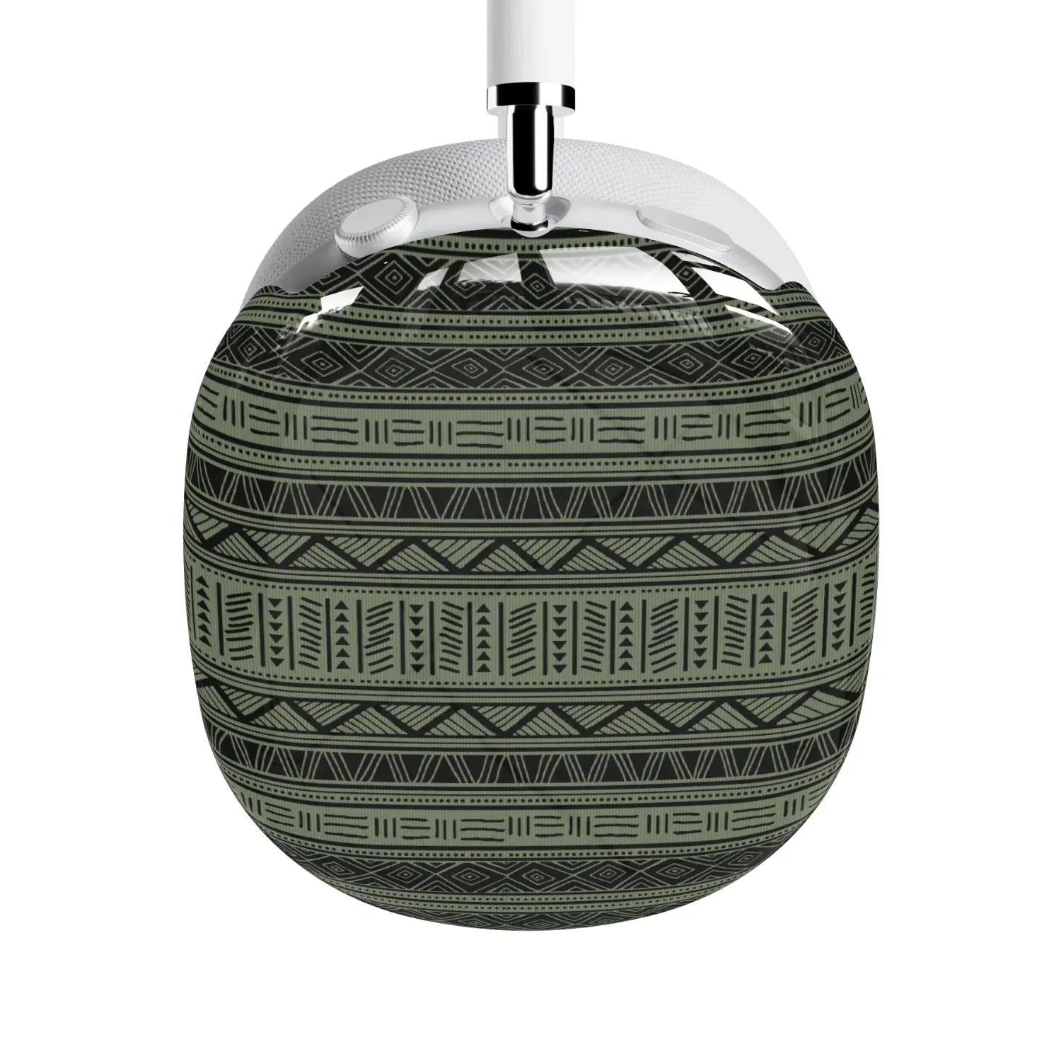 Dark Green African Blanket AirPods Max Case - The Global Wanderer