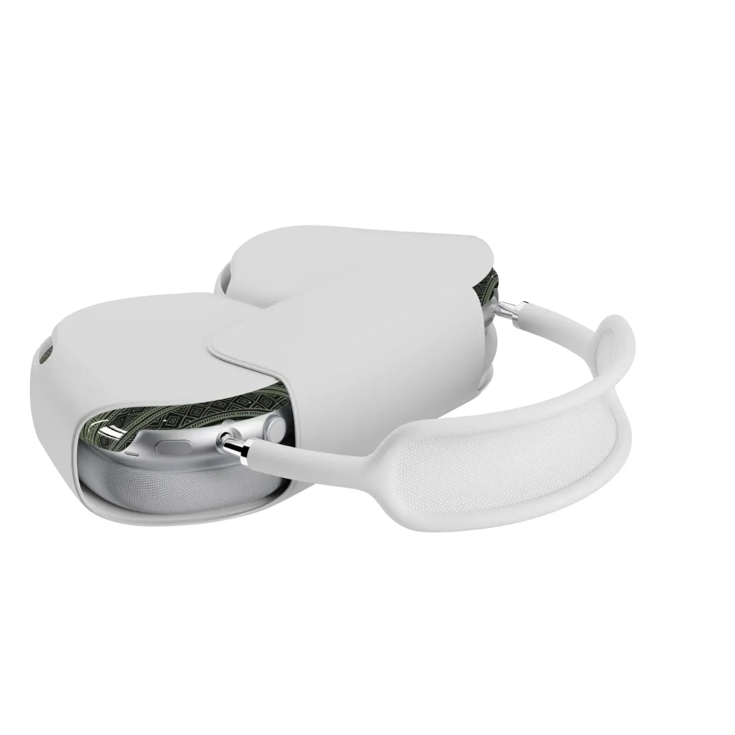 Dark Green African Blanket AirPods Max Case - The Global Wanderer