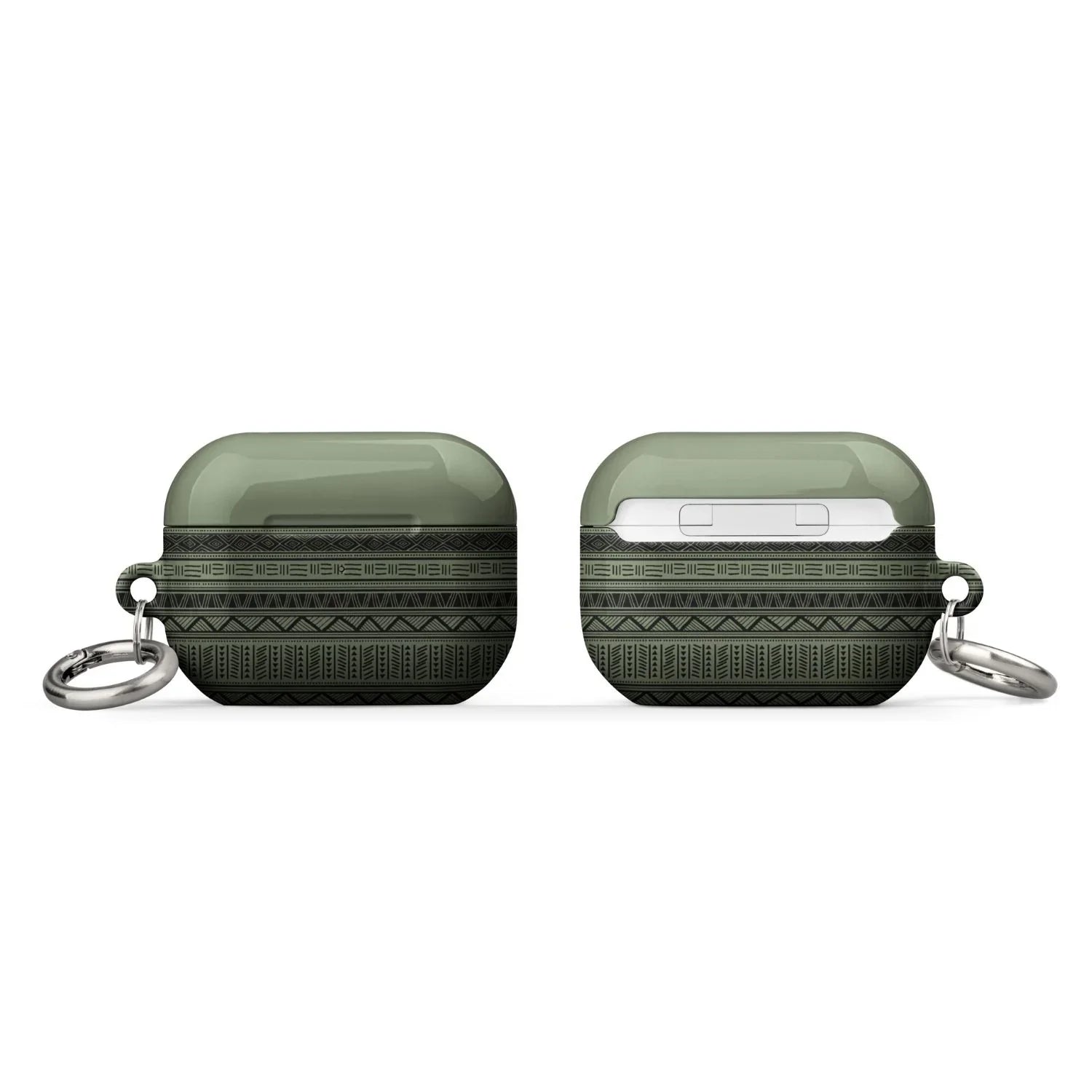 Dark Green African Blanket AirPods Pro 2 Case - The Global Wanderer