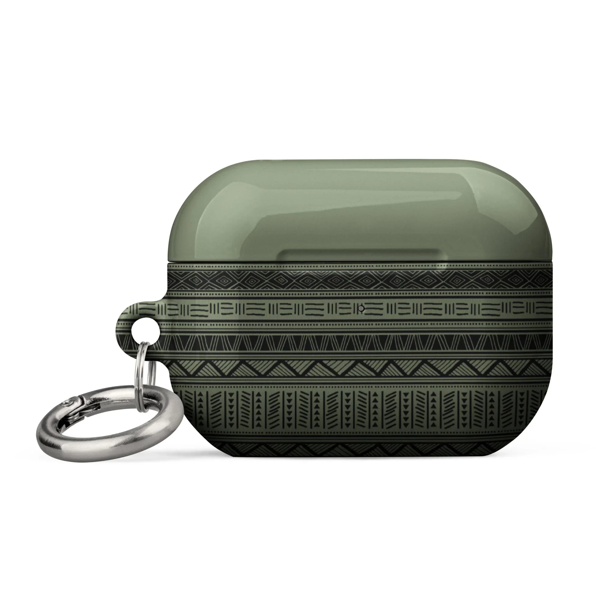 Dark Green African Blanket AirPods Pro 2 Case - The Global Wanderer