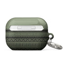 Dark Green African Blanket AirPods Pro 2 Case - The Global Wanderer