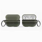 African Print AirPod Pro Case -Dark Green - The Global Wanderer