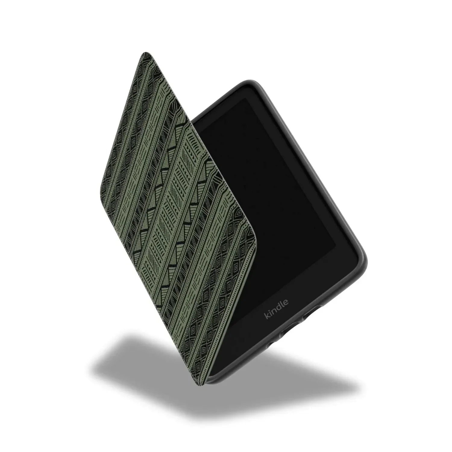 Dark Green African Blanket Kindle Case - The Global Wanderer