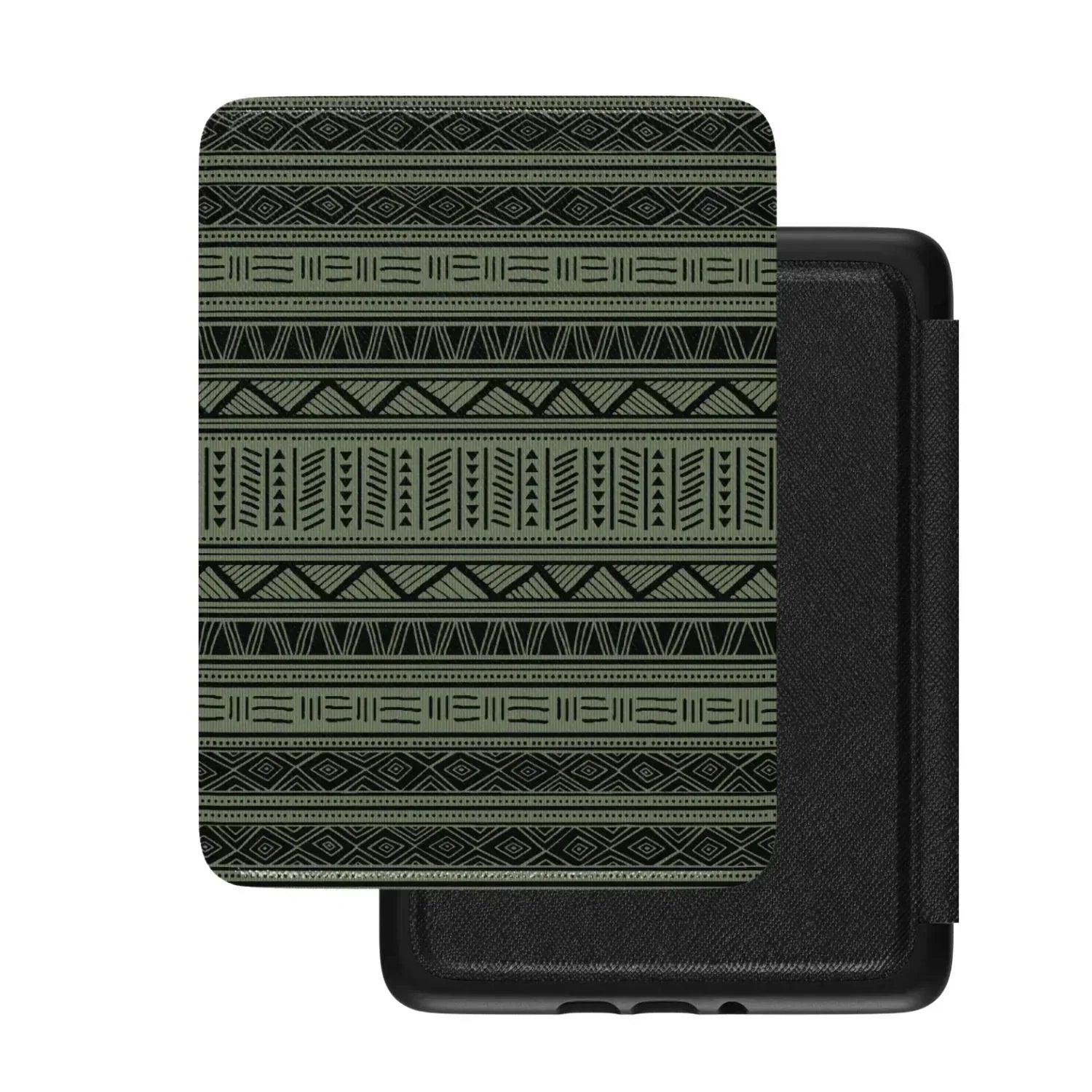 Dark Green African Blanket Kindle Case - The Global Wanderer