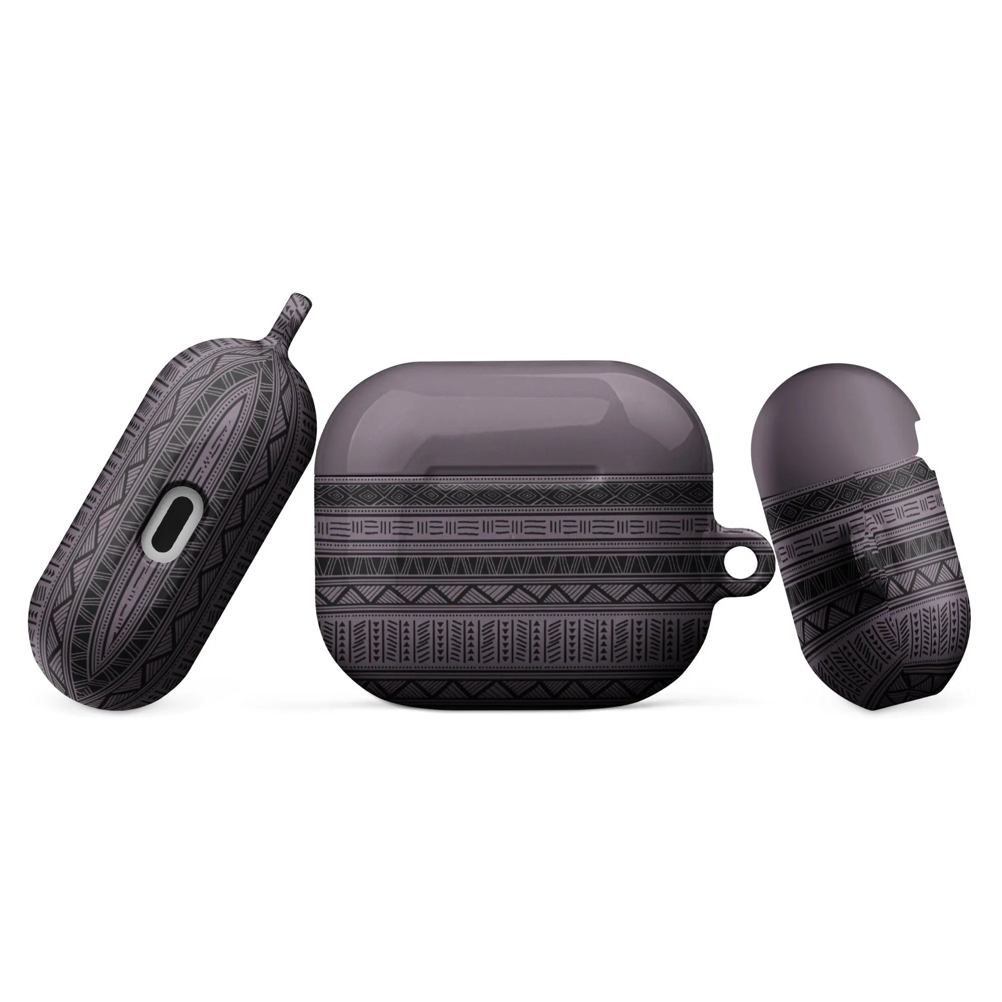 Dark Purple African Blanket AirPod 3 Case - The Global Wanderer