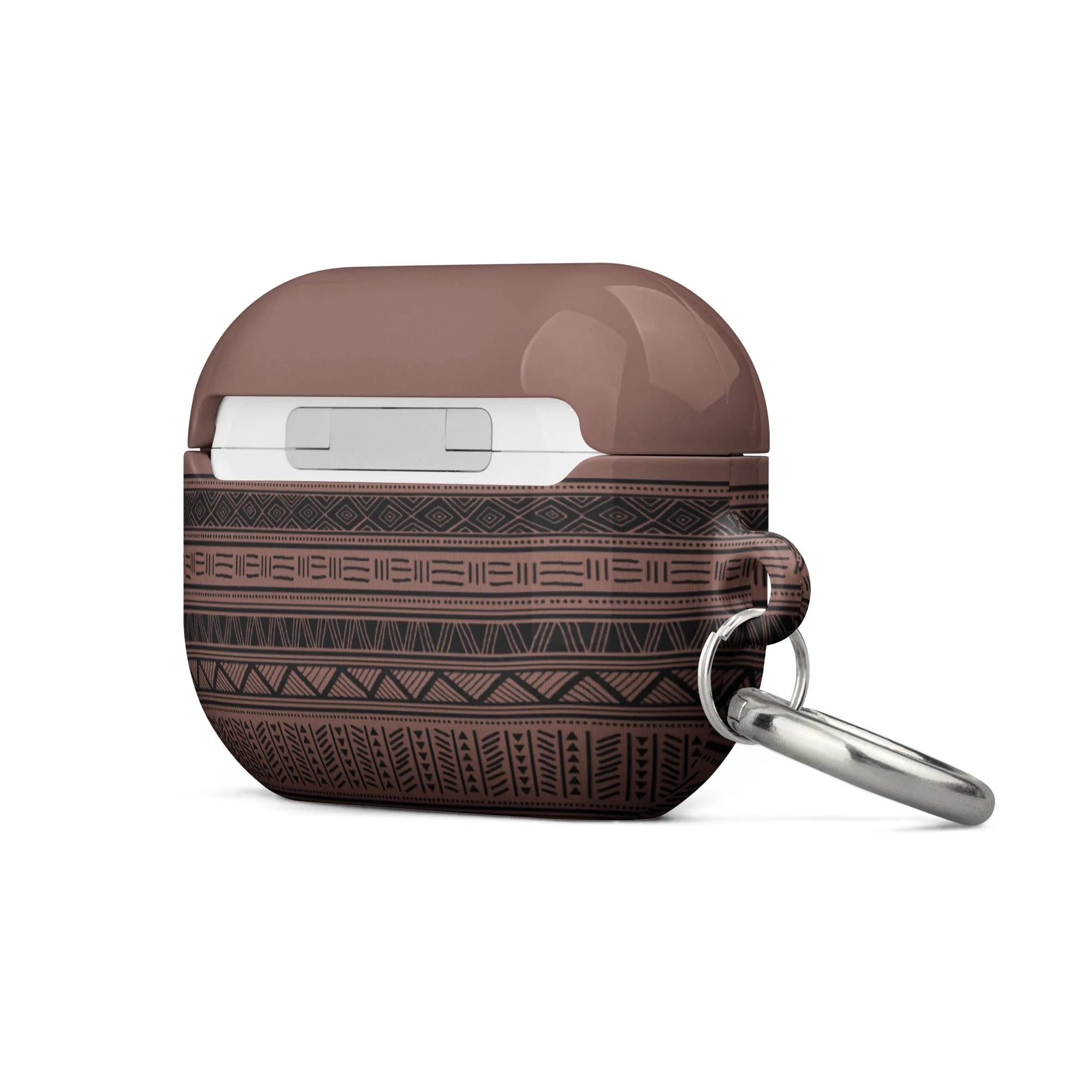Dark Red African Blanket AirPod Pro 2 Case - The Global Wanderer