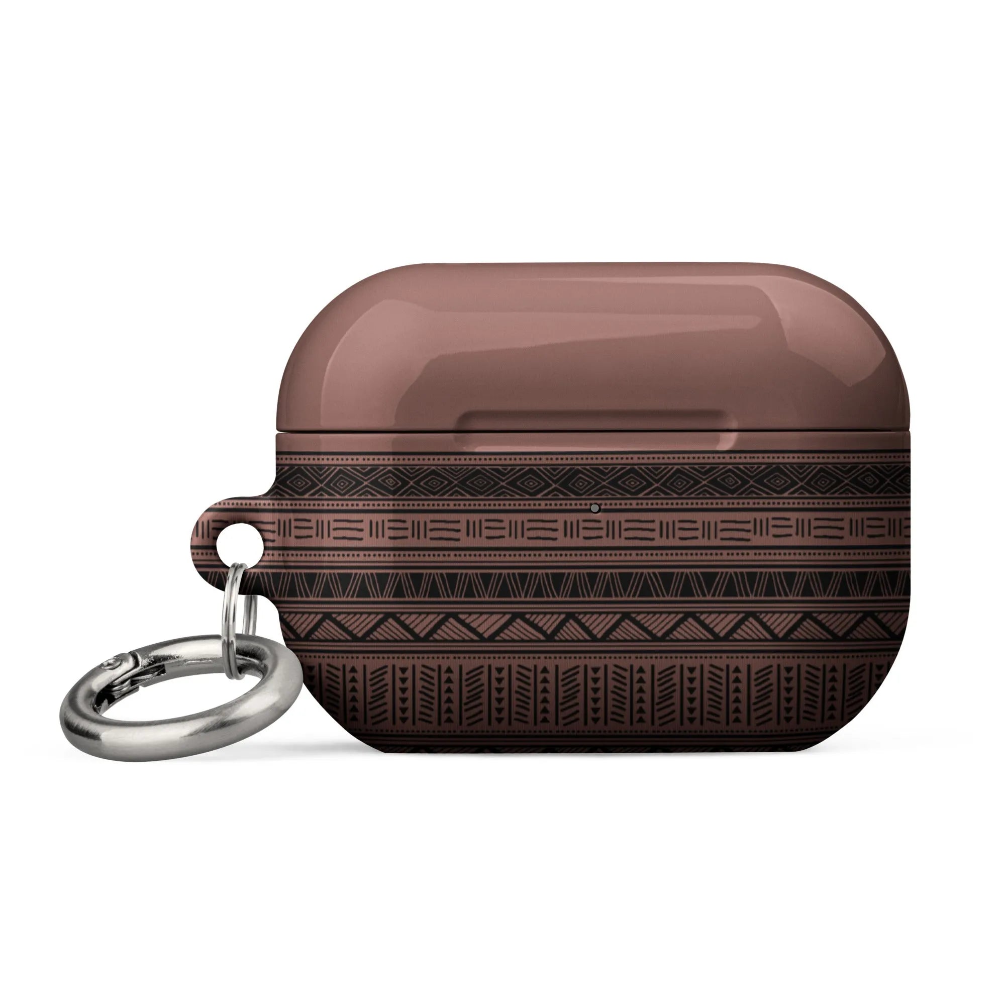 Dark Red African Blanket AirPod Pro 2 Case - The Global Wanderer