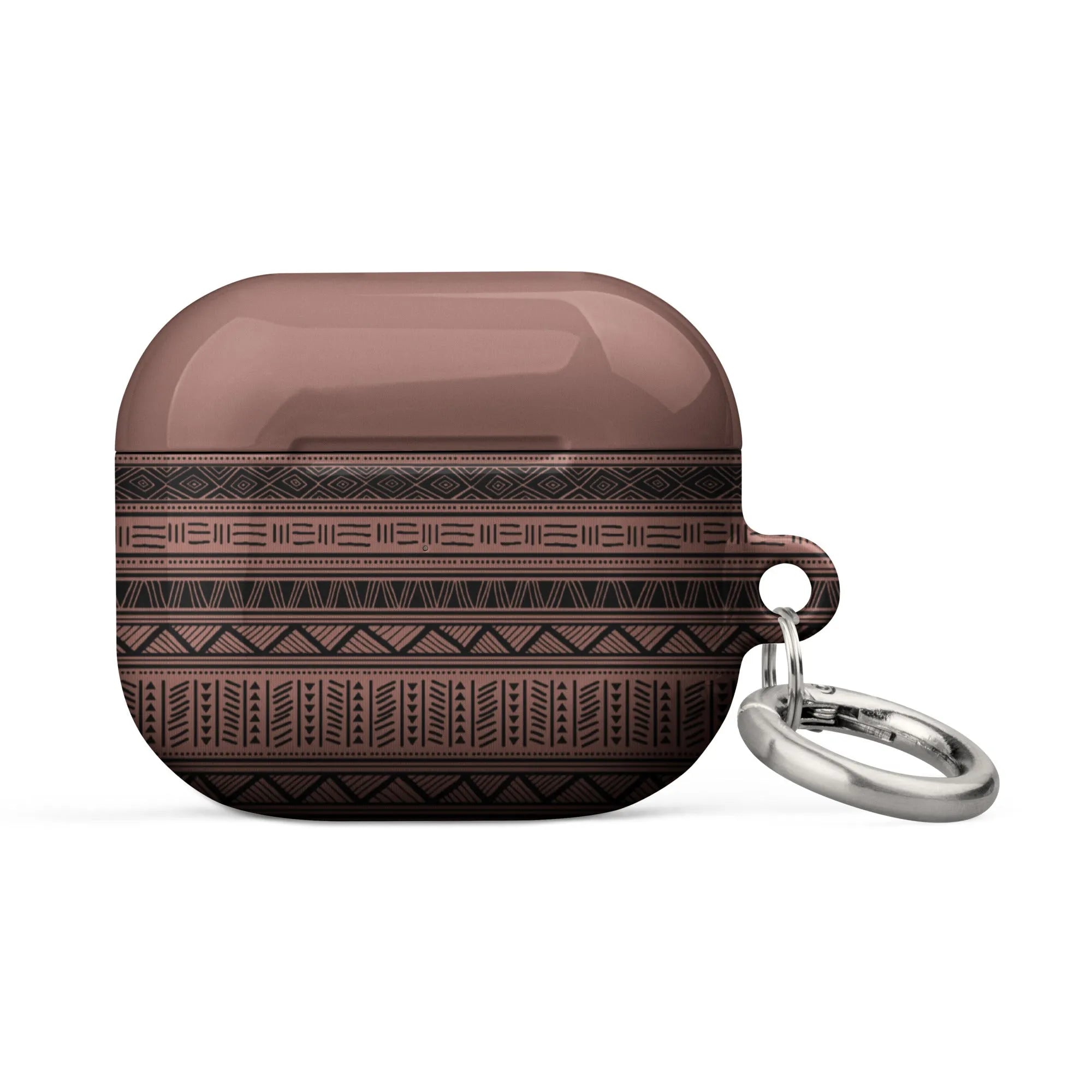 Dark Red African Blanket AirPod 3 Case - The Global Wanderer