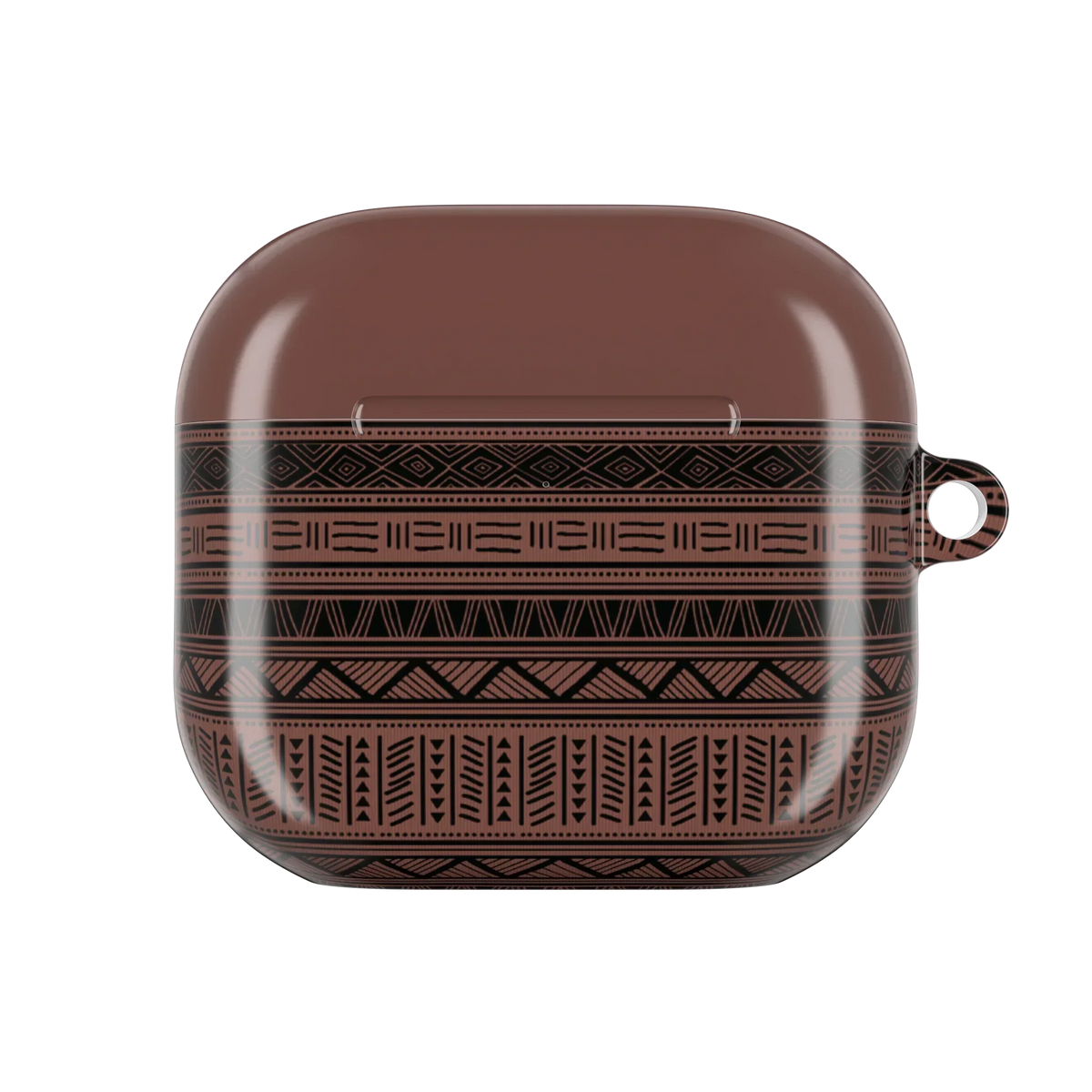 Dark Red African Blanket AirPods 4 Case - The Global Wanderer