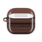 Dark Red African Blanket AirPods 4 Case - The Global Wanderer