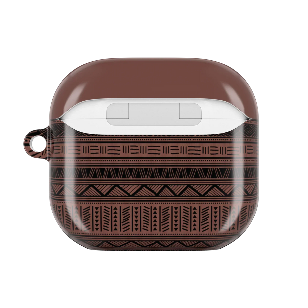 Dark Red African Blanket AirPods 4 Case - The Global Wanderer