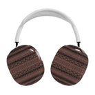 Dark Red African Blanket AirPods Max Case - The Global Wanderer