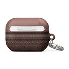 Dark Red African Blanket AirPod Pro 2 Case - The Global Wanderer