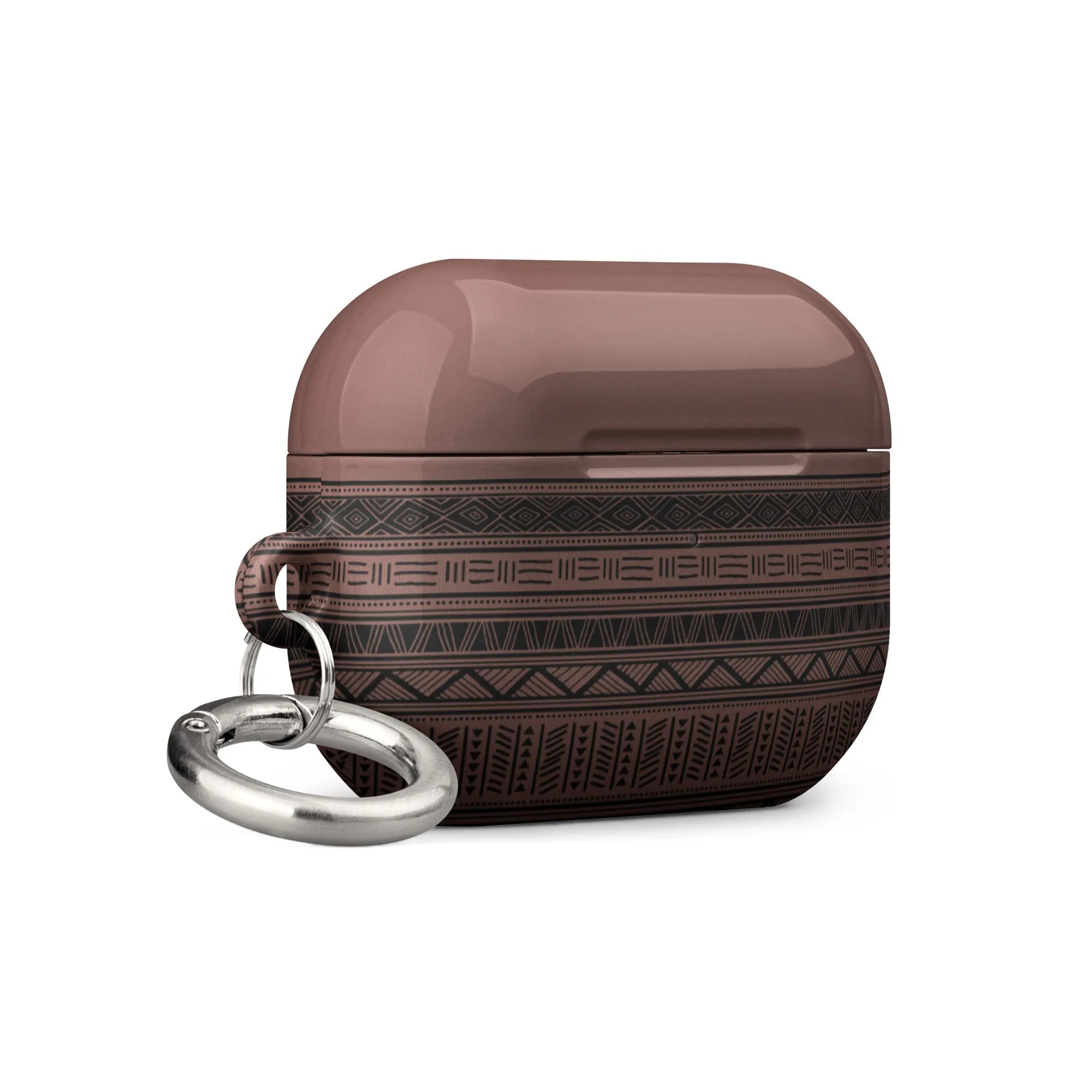 Dark Red African Blanket AirPod Pro 2 Case - The Global Wanderer