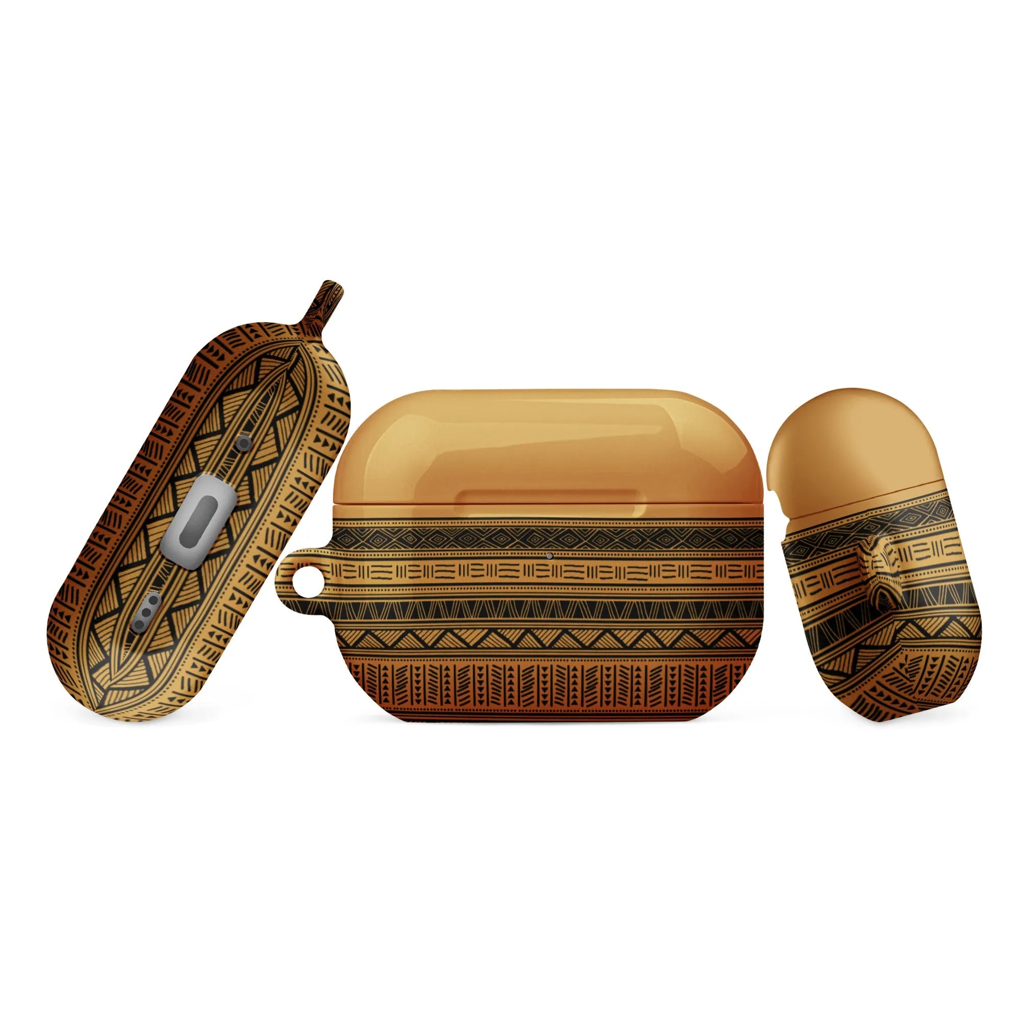 Dark Yellow African Blanket AirPod Pro 2 Case - The Global Wanderer