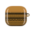 Dark Yellow African Blanket AirPods 4 Case - The Global Wanderer
