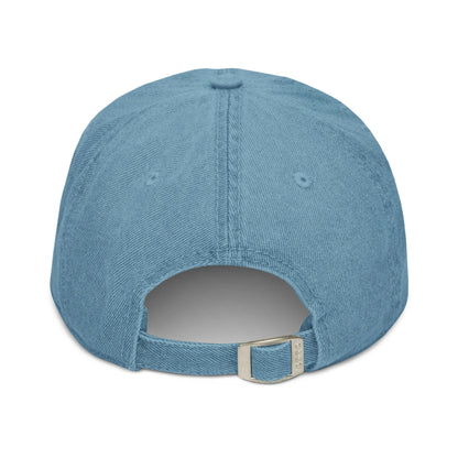 Hungarian Matyó Embroidered Denim Dad Hat