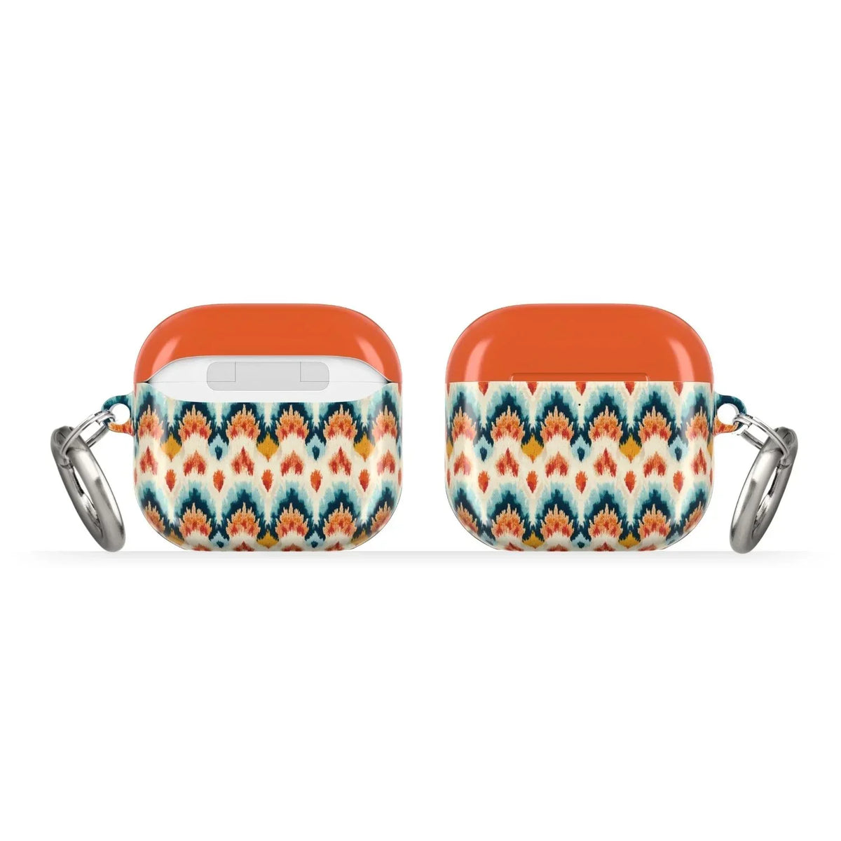 Denpasar Sunrise Ikat AirPods 4 Case - The Global Wanderer