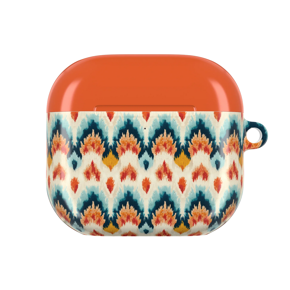 Denpasar Sunrise Ikat AirPods 4 Case - The Global Wanderer