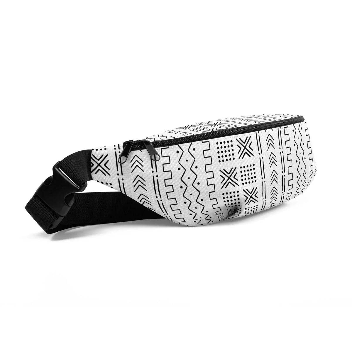 Djenné Ivory Mud Cloth Fanny Pack - The Global Wanderer