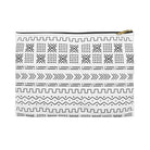 Djenné Ivory Mud Cloth Flat Pouch - The Global Wanderer