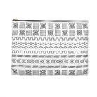 Djenné Ivory Mud Cloth Flat Pouch - The Global Wanderer