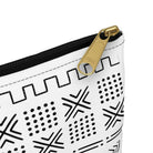 Djenné Ivory Mud Cloth Flat Pouch - The Global Wanderer