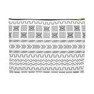 Djenné Ivory Mud Cloth Flat Pouch - The Global Wanderer