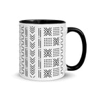 Djenné Ivory Mud Cloth Mug - The Global Wanderer