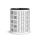 Djenné Ivory Mud Cloth Mug - The Global Wanderer